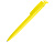 Ручка шариковая пластиковая RECYCLED PET PEN, синий, 1 мм, желтый