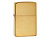 Зажигалка ZIPPO с покрытием Brushed Brass, латунь/сталь, золотистая, матовая, 38x13x57 мм