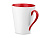 COLBY. Керамическая кружка 320мл, Красный