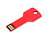 Флешка в виде ключа, 64 Гб, красный