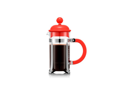 CAFFETTIERA 350. Coffee maker 350ml, красный