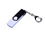 USB-флешка на 16 Гб поворотный механизм, c двумя дополнительными разъемами MicroUSB и TypeC, белый