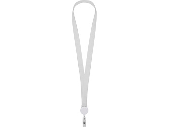 Ланьярд с ретрактором, белый