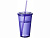 Термостакан с соломинкой Cyclone, пурпурный